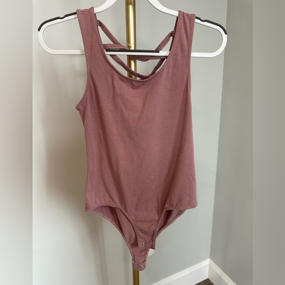 Heart & Hips Tops - 8/$20  Heart & Hops Affordable Luxury  Women's Blush Bodysuit Medium